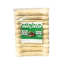 15 Cm Sütlü Deri Ödül ve Çiğneme Kemiği 10lu Paket