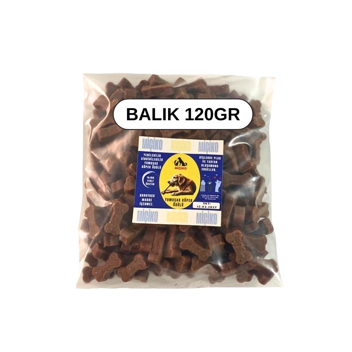 Balık Aromalı Minik Köpek Ödülü 120Gr