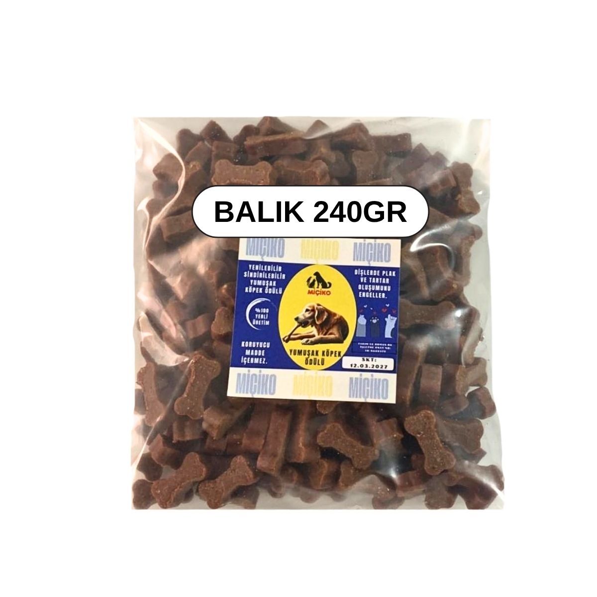 Balık Aromalı Minik Köpek Ödülü 240Gr