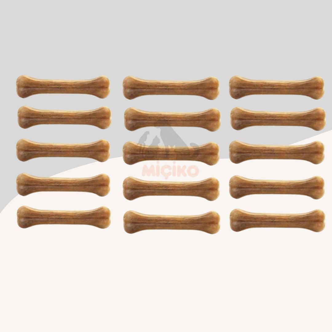 Köpekler İçin Naturel Press Çiğneme Kemiği 7Cm 15li Paket