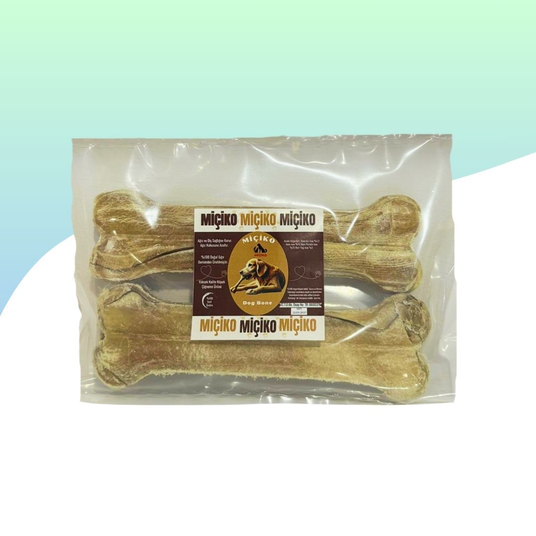 Köpekler İçin Naturel Press Çiğneme Kemiği 15Cm 2Li Paket