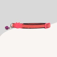 Kediler ve Küçük Irk Köpekler İçin Lastikli Boyun Tasması Pembe