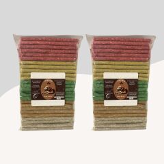 Premium 5 Renkli Munchy Çubuk 7-8Gr 100lü Köpek Ödülü 2 Paket