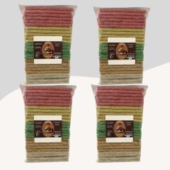 Premium 5 Renkli Munchy Çubuk 7-8Gr 100lü Köpek Ödülü 4 Paket