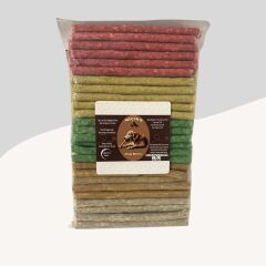 Premium 5 Renkli Munchy Çubuk 7-8Gr 100lü Köpek Ödülü 4 Paket