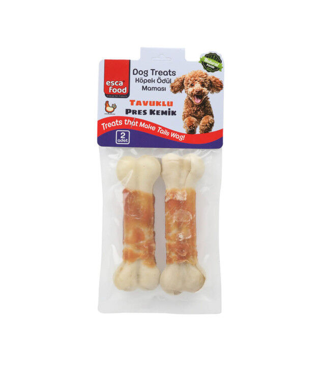 Tavuklu Press Kemik Köpek Ödülü 12,5Cm 2Li
