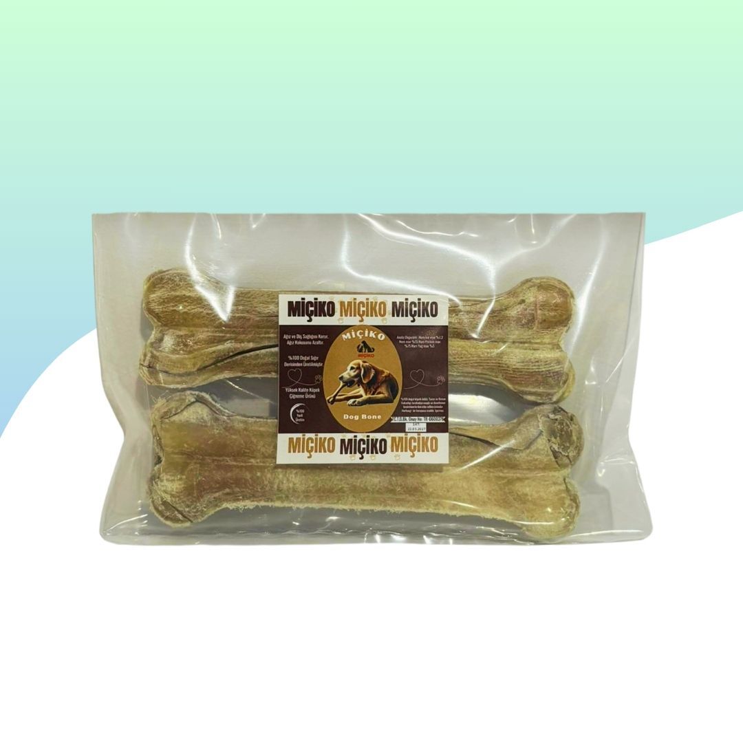 Köpekler İçin Naturel Press Çiğneme Kemiği 12Cm 2Li Paket