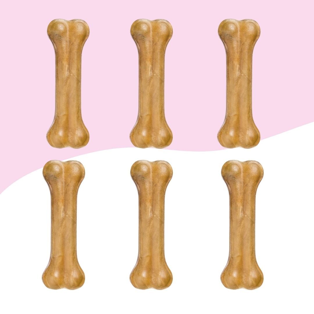 Köpekler İçin Naturel Press Çiğneme Kemiği 12Cm 6Lı Paket