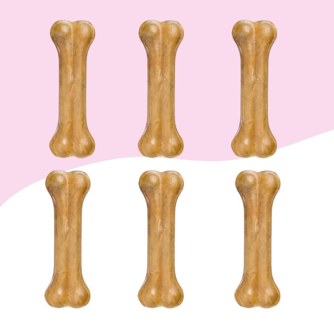 Köpekler İçin Naturel Press Çiğneme Kemiği 12Cm 6Lı Paket