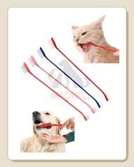 Köpekler ve Kediler İçin Yumuşak Diş Fırçası 4Lü Paket