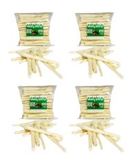 4 x 50Li Sütlü Burgu Ödül Çubuğu ve Çiğneme Kemiği 8-10Cm