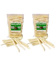 2 x 100Lü Sütlü Burgu Çubuk Ödül ve Çiğneme Kemiği 11-12Cm