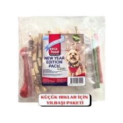 Esca Küçük Irk Köpekler İçin Premium Yılbaşı Ödül ve Kemik Paketi