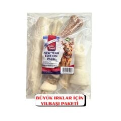 Esca Büyük Irk Köpekler İçin Premium Yılbaşı Ödül ve Kemik Paketi