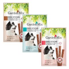 Kuzu-Somon-Dana Aromalı 3lü Stick Köpek Ödülü 3Lü Paket