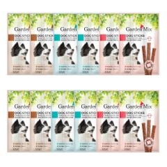 Kuzu-Somon-Dana Aromalı 3lü Stick Köpek Ödülü 12Li Paket