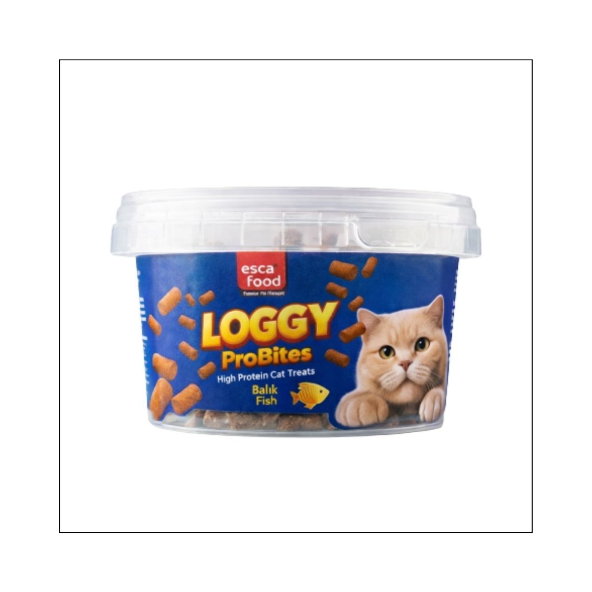 Esca Food Loggy Probites Balıklı Kedi Ödül Maması 110Gr