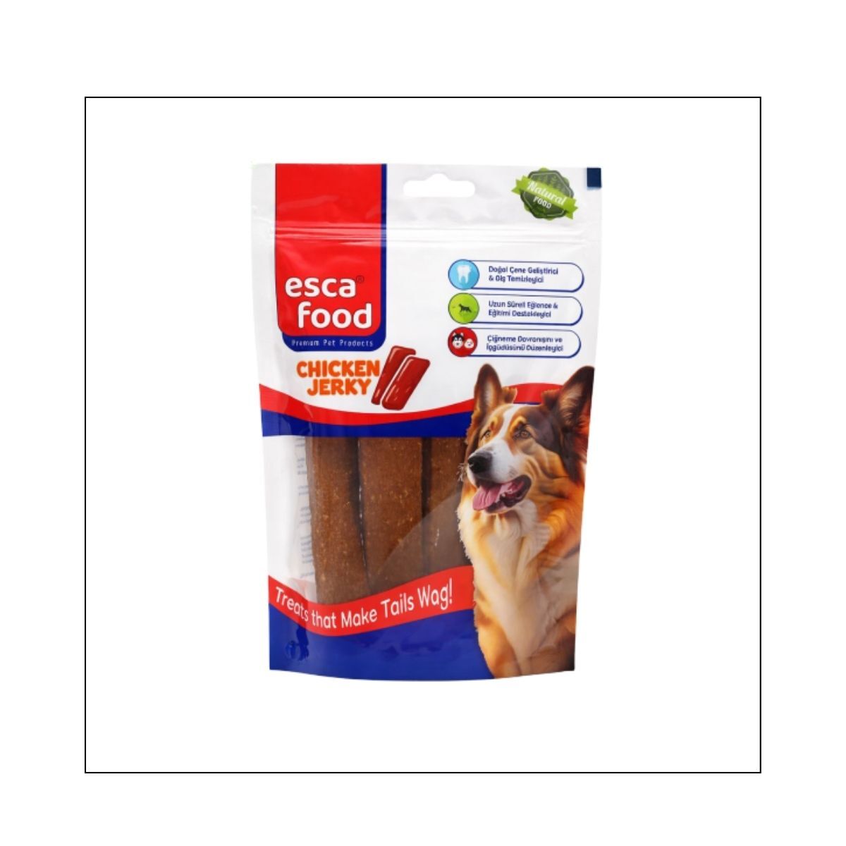 Esca Food Chicken Jerky Yumuşak Köpek Ödülü 100Gr
