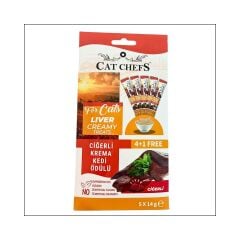 Cat Chefs Ciğerli Krema Kedi Ödülü 5x14Gr