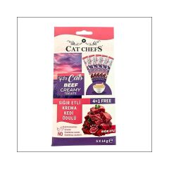 Cat Chefs Sığır Etli Krema Kedi Ödülü 5x14Gr