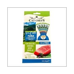 Cat Chefs Ton Balıklı Krema Kedi Ödülü 5x14Gr