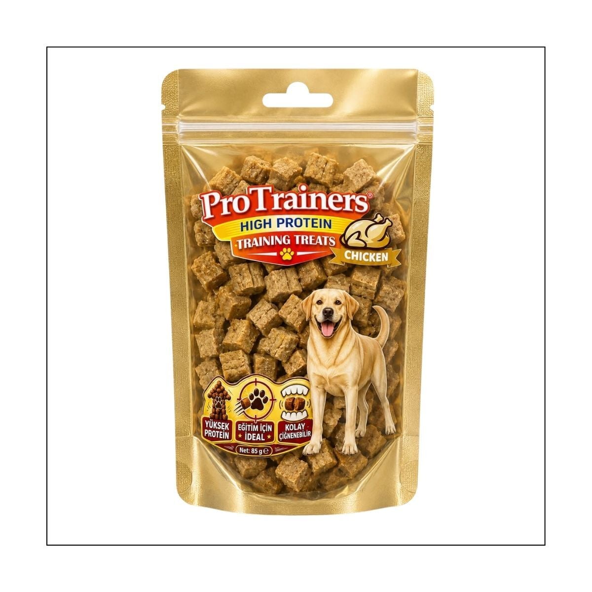 Esca Food ProTrainers Tavuklu Yüksek Proteinli Eğitim Ödülü – 85 gr