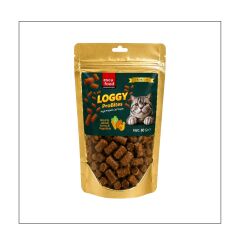 Loggy Probites Hindili & Sebzeli Yüksek Proteinli Kedi Ödül Maması – 80 gr