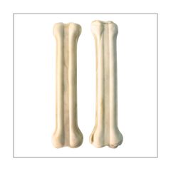 Büyük Irklar İçin Yenilebilir 27-28 Cm XXL Dev Beyaz Press Çiğneme Kemiği 2 Adet