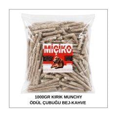 Köpekler İçin Kırık Munchy Ödül Çubuğu 1000Gr Bej-Kahve