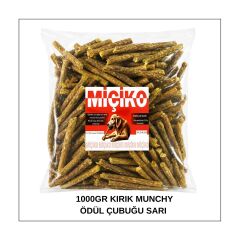 Köpekler İçin Kırık Munchy Ödül Çubuğu 1000Gr Sarı