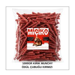 Köpekler İçin Kırık Munchy Ödül Çubuğu 1000Gr Kırmızı