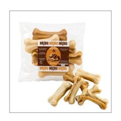 Köpekler İçin Kuru Tavuk Etli Yarık Beyaz Press Kemik Köpek Ödülü 8Cm 8Li